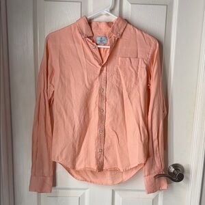 Class Club Boys' Modern Fit Shirt in Peach